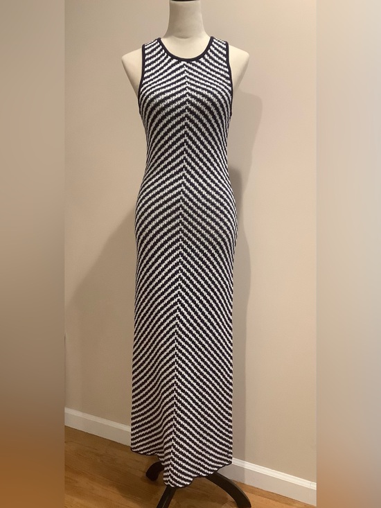House of Harlow 1960 Dresses & Skirts - House Of Harlow 1960 Navy Blue & White Bodycon Knit Maxi Dress Size S, NWT